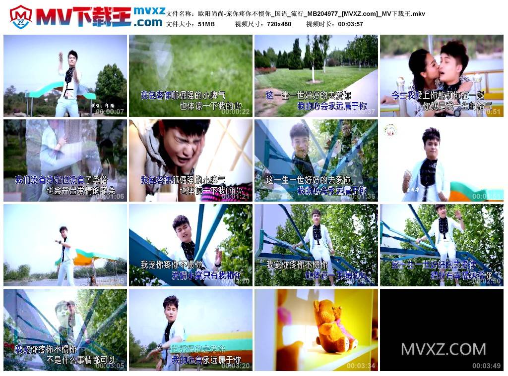 欧阳尚尚-宠你疼你不惯你_国语_流行_MB204977